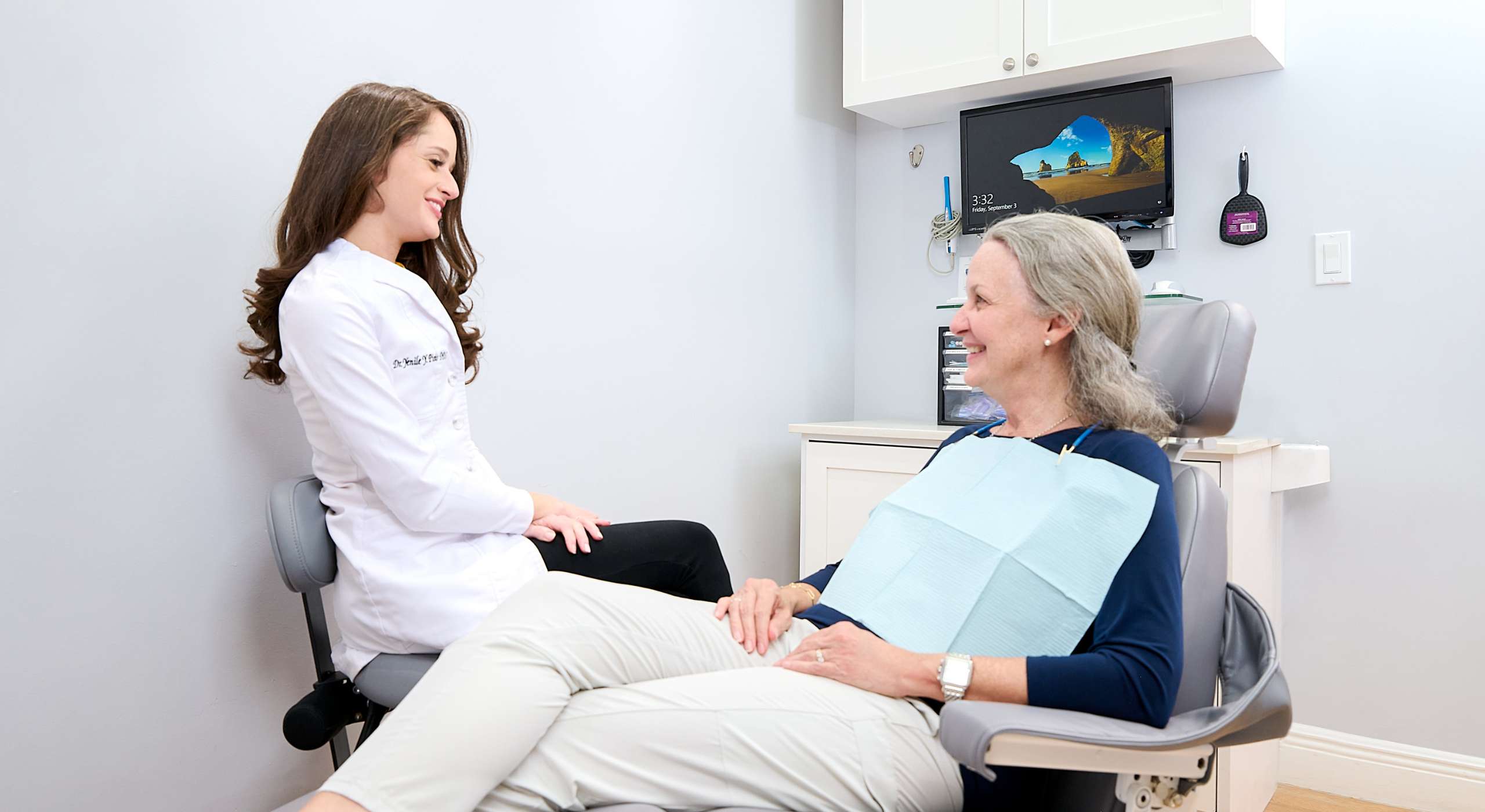 Deering Dental, Functional & Biomimetic Dentist Miami Deering Dental in Palmetto Bay, near Pinecrest Dr. Pinto welcoming a new guest in Pinecrest